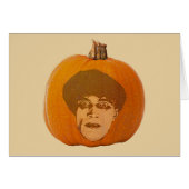 Jack o' Lantern Caligari Face, Halloween Pumpkin (Front Horizontal)