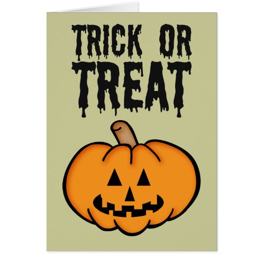 Jack O Lantern Cards (Front)