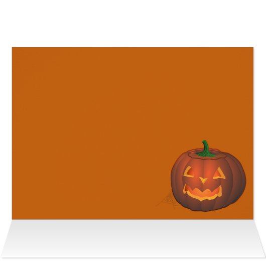 Jack-o-lantern Cards Halloween Party Invitations (Inside Horizontal (Top))