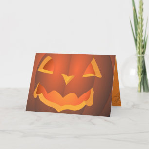 Jack-o-lantern Cards Halloween Party Invitations