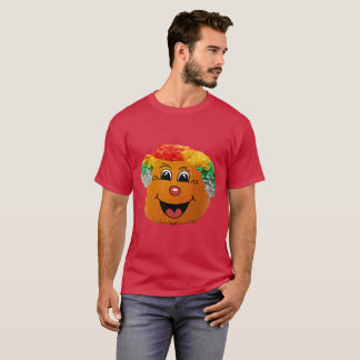 Jack o' Lantern Clown Face, Halloween Pumpkin T-Shirt
