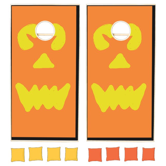 Jack-O-Lantern Cornhole Sets (Set)