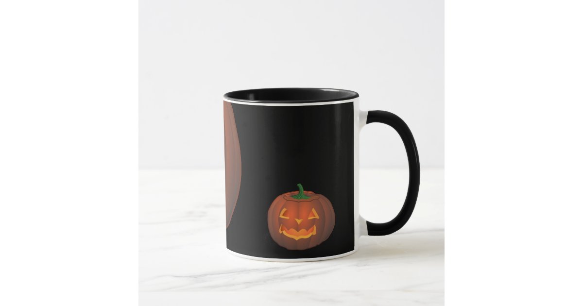 Jack O Lantern Cup Halloween Pumpkin Mugs Cups Zazzle Com