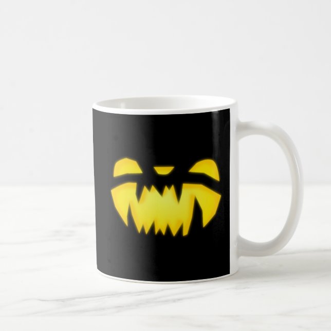 Jack-o-lantern Face Coffee Mug (Right)