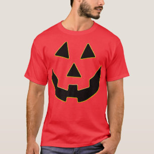Jack O' Lantern Face Giant Halloween Pumpkin T-Shirt