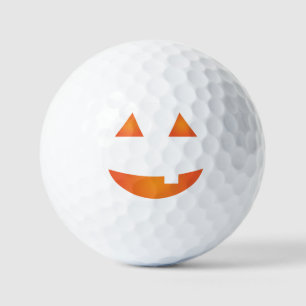 Jack o' Lantern Face Golf Balls