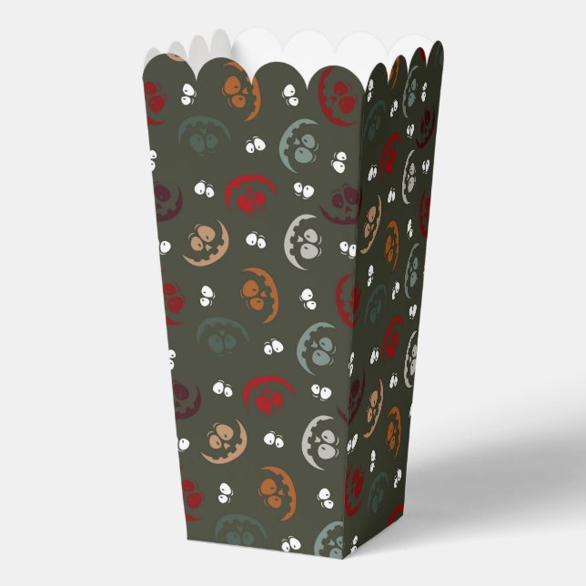 Jack-O-Lantern Faces Favor Boxes (Front)