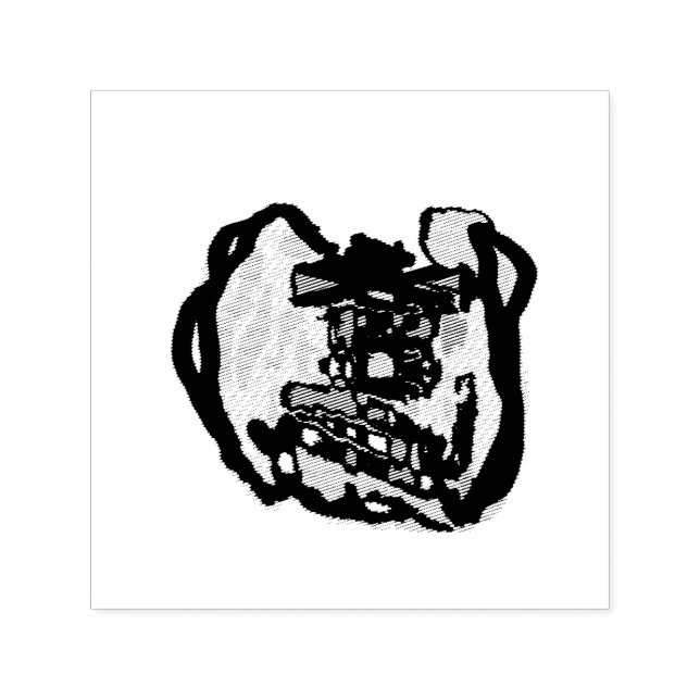 Jack o' lantern Funny Self-inking Stamp (Design)