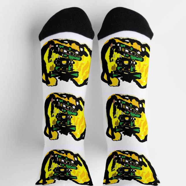 Jack o' lantern Funny Socks (Top)