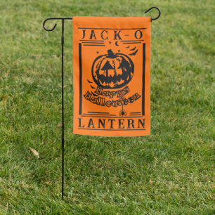 Jack O Lantern Garden Flag