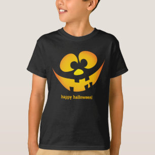 Jack-o'-lantern goofy faces - Happy Halloween! T-Shirt