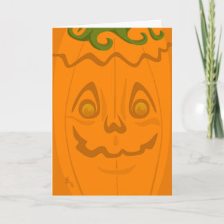 Jack o' Lantern Halloween Card