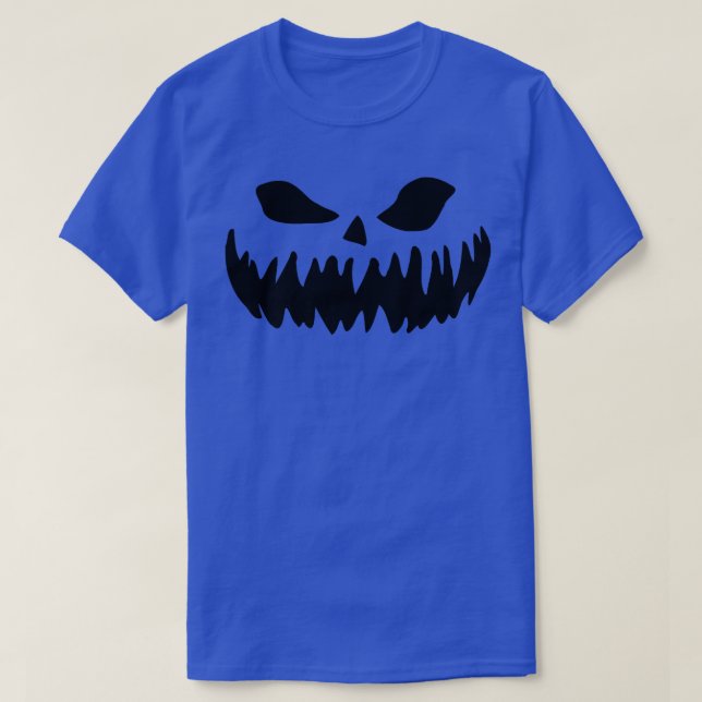 JACK O' LANTERN HALLOWEEN COSTUME SCARY MEAN PUMPK T-Shirt (Design Front)