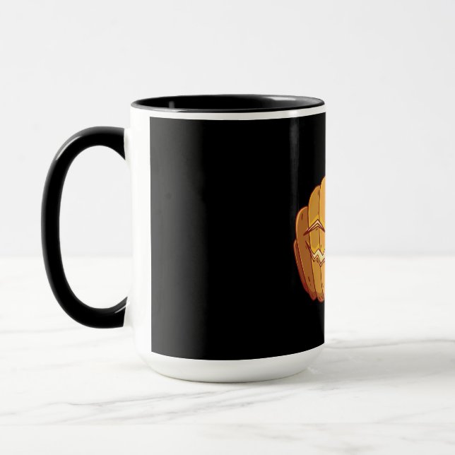 Jack O Lantern Halloween Design Mug (Left)