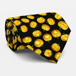 Jack-o-Lantern Halloween  Neck Tie