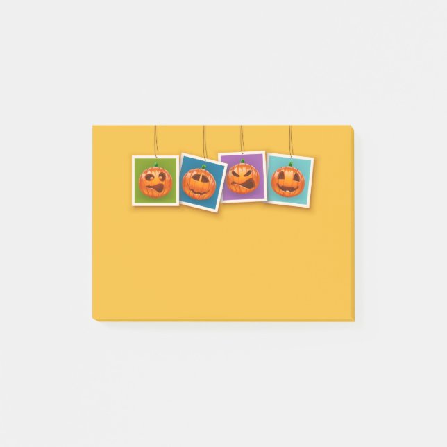 Jack-O-Lantern Halloween Notes (Front)