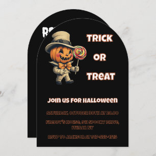 Jack o lantern Halloween Party  Invitation