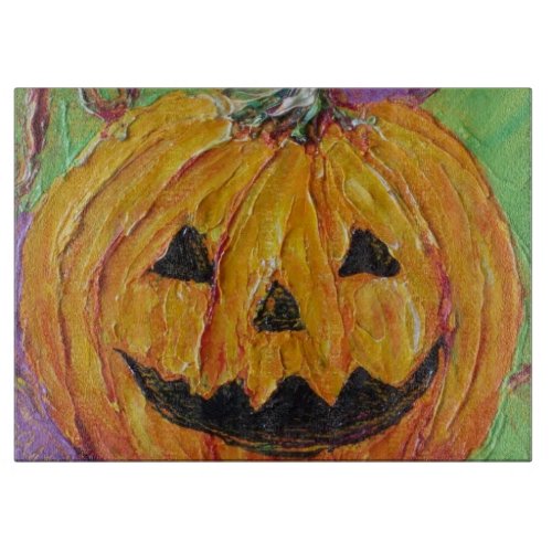 Jack_O_Lantern Halloween Pumpkin Cutting Board
