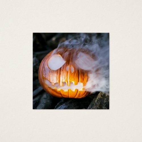 Jack_o_Lantern Halloween Pumpkin Head on Fire 