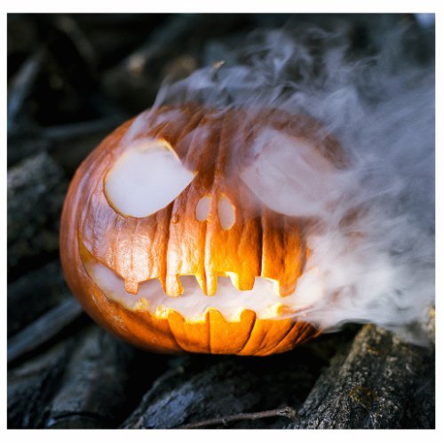 Jack_o_Lantern Halloween Pumpkin Head on Fire  Cutout