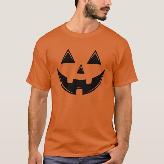Jack o Lantern Halloween Pumpkin T-Shirt (Front)