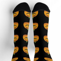 Jack-O-Lantern Halloween Socks