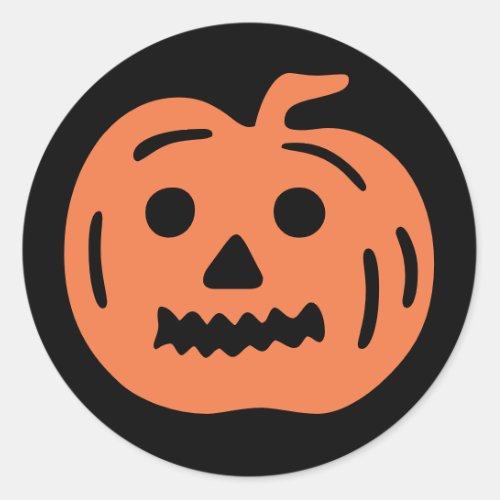 Jack O Lantern Halloween Stickers