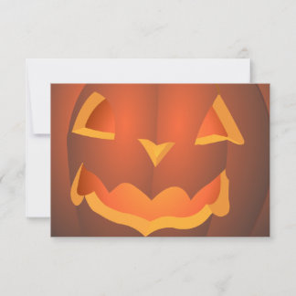 Jack-o-Lantern Invitations Custom Halloween Cards