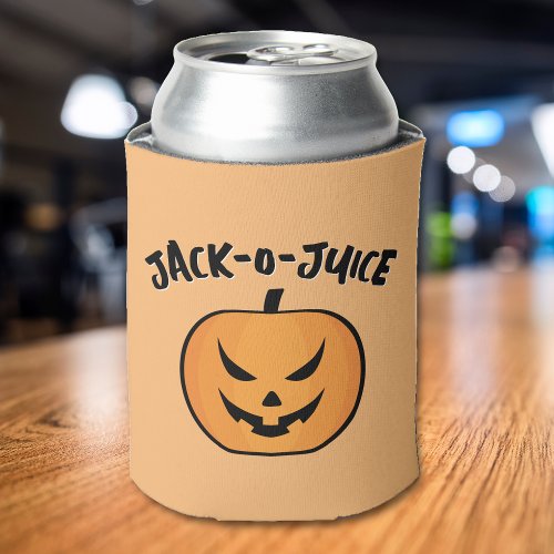 Jack O Lantern Juice Halloween Pumpkin Pun Joke Can Cooler