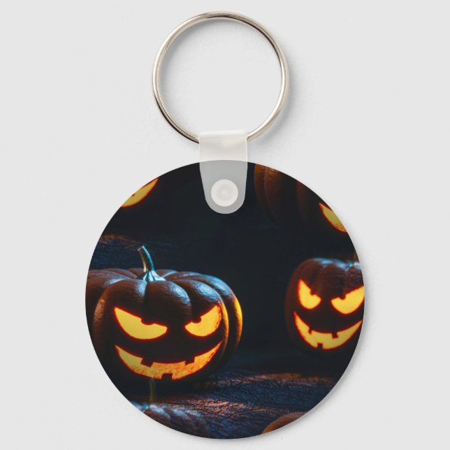 jack o lantern keychain (Front)