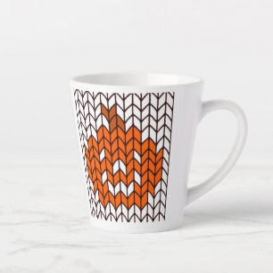 JACK-O-LANTERN KNIT Latte Mug 