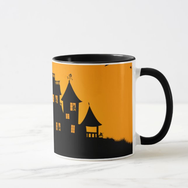 Jack O Lantern Manor Mug (Right)