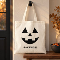 Jack O Lantern Monogram Name Halloween Treat