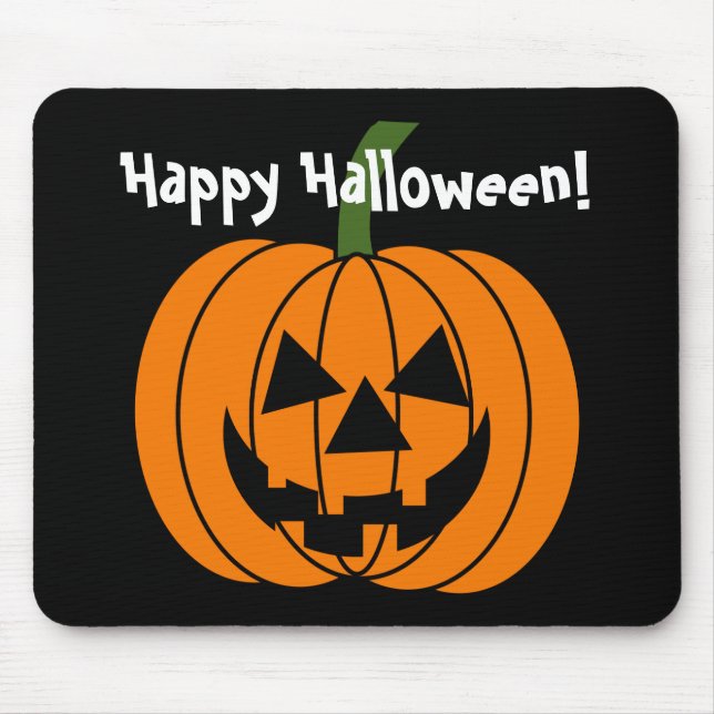 Jack O' Lantern Mouse Pad (Front)