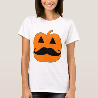 Jack o Lantern mustache T-Shirt