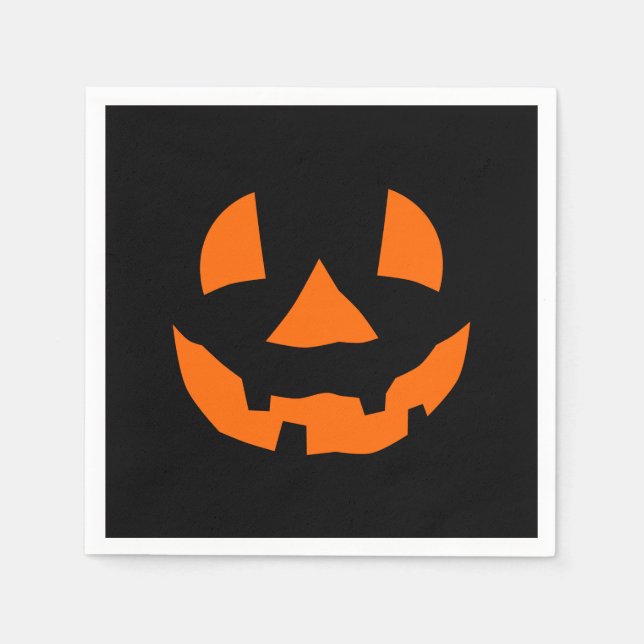  Jack O Lantern Napkins (Front)