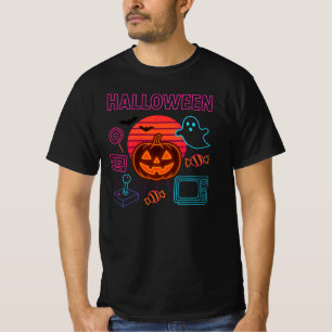 Jack-O’-Lantern Neon Halloween Clothes Unisex T-Shirt