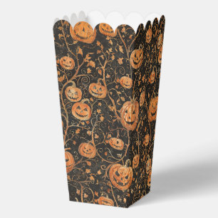 Jack-o-Lantern on the Vine Favor Boxes