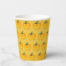Jack-O’-Lantern Paper Cups