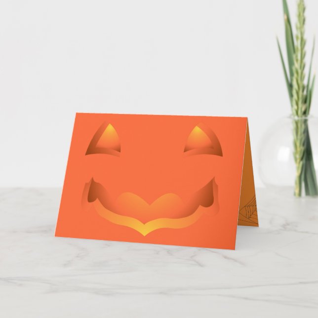 Jack-o-lantern Party Invitations Cards Halloween (Front)