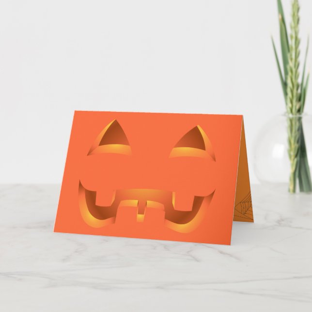 Jack-o-lantern Party Invitations Cards Halloween (Front)