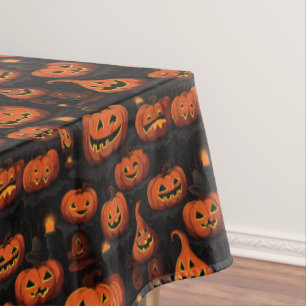 Jack-O-Lantern Party Tablecloth