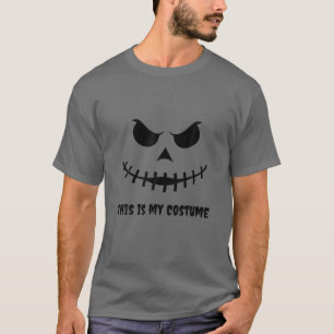 Jack ‘O Lantern Pumpkin Face Funny Halloween Costu T-Shirt