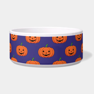 Jack-O'-Lantern Pumpkin Halloween Pattern Bowl