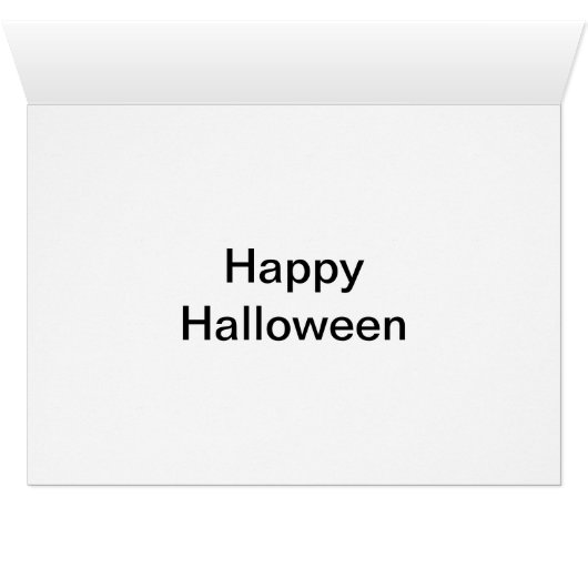 Jack o' Lantern Scared Face, Halloween Pumpkin (Inside Horizontal (Bottom))