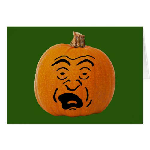 Jack o Lantern Scared Face Halloween Pumpkin