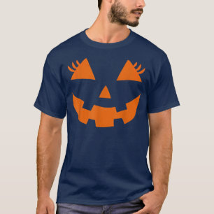 Jack O Lantern Scary Carved Pumpkin Face Halloween T-Shirt