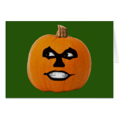 Jack o' Lantern Sinister Face, Halloween Pumpkin (Front Horizontal)