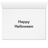 Jack o' Lantern Sinister Face, Halloween Pumpkin Cards (Inside Horizontal (Bottom))