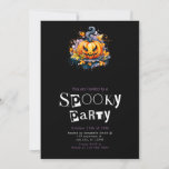 Jack-O&#39; Lantern Spooky Halloween Party Invitation